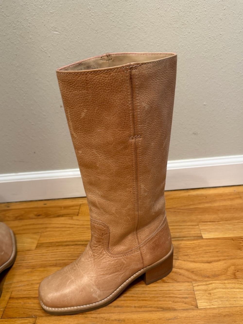 Vintage Leather Campus Boots - Size 8 - Picture 4 of 11